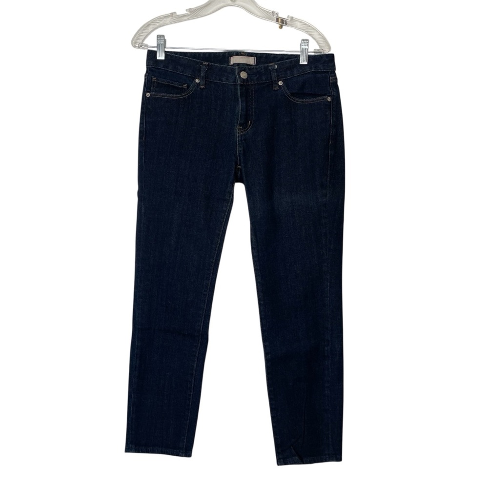 Uniqlo Women’s Slim Fit Tapered Mid Rise Dark Blue Jeans Size 27